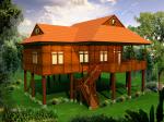 rumah kayu minimalis