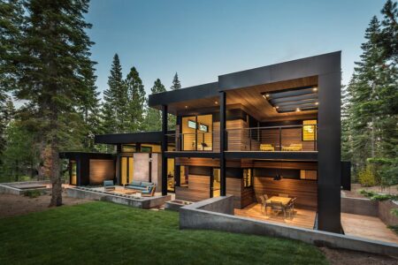 Inspirasi Desain Rumah Kayu Modern Moderen