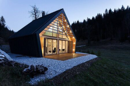 Inspirasi Desain Rumah Kayu Modern Moderen
